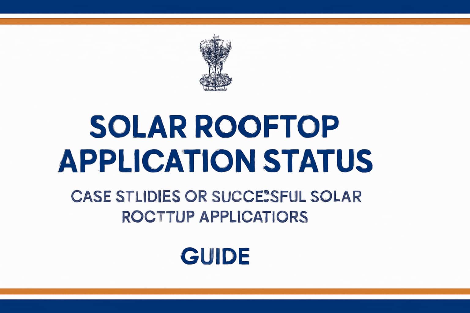 Solar Rooftop Application Status Case Studies on Successful Solar Rooftop Applications - Guide